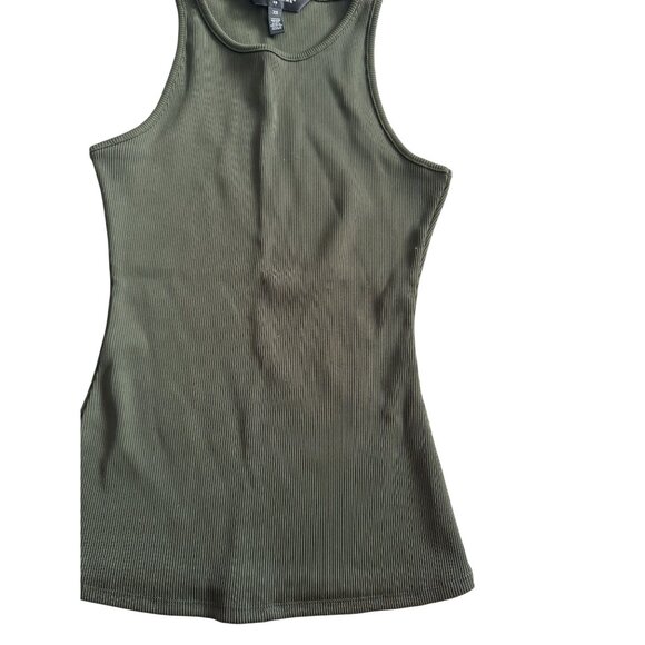 WHITE HOUSE BLACK MARKET Olive Green Forme Tank Top Size XS - Picture 5 of 6
